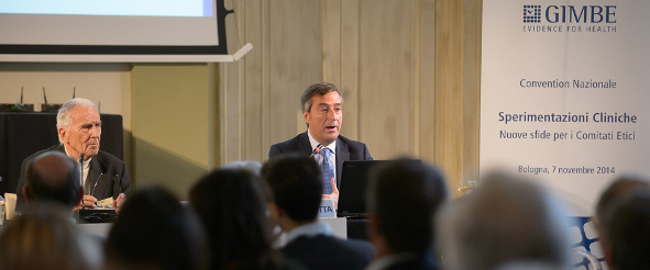 Report Sperimentazioni Cliniche. Nuove sfide per i Comitati Etici. Bologna, 7 novembre 2014