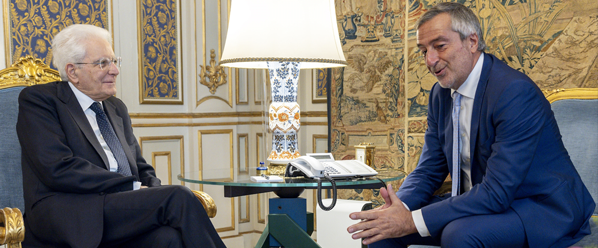Il Presidente Mattarella riceve al Quirinale il Presidente Cartabellotta