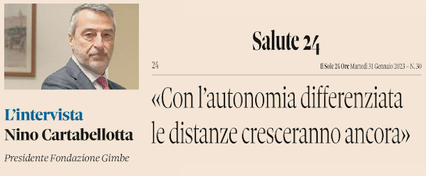 L'intervista a Nino Cartabellotta sull'autonomia differenziata - Sanità24