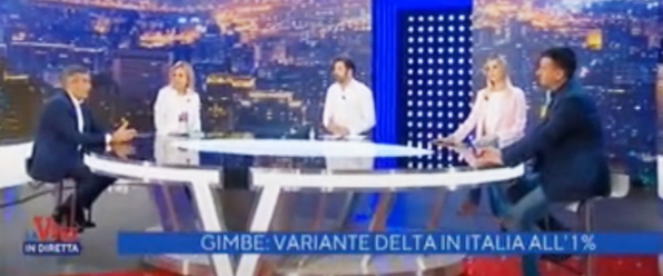 COVID, paura per la variante Delta, La Vita in Diretta - Rai1 18/06/2021