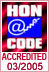 HONcode accreditation seal